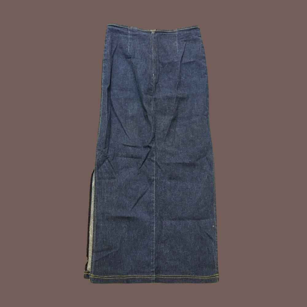 VENUS Denim Midi Skirt | Indigo | Size S | Vintage